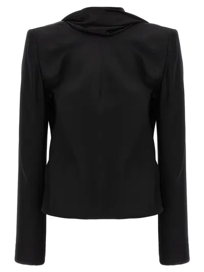 SAINT LAURENT BACK NECKLINE TOP TOPS