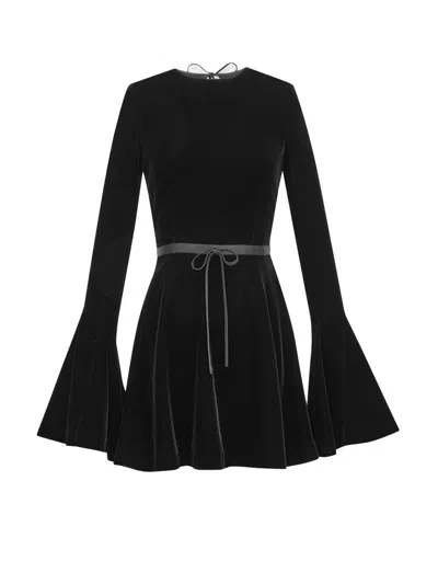 SAINT LAURENT SAINT LAURENT BACKLESS SKATER DRESS