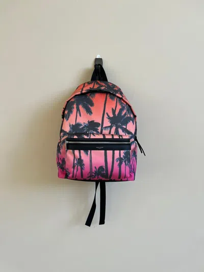 Pre-owned Saint Laurent Backpack In Multicolor