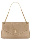 Saint Laurent Calypso Large Suede Bag