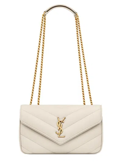Saint Laurent Bag "loulou" Small In Sand
