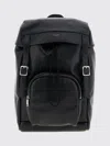 Saint Laurent Versatile Leather Backpack Featuring Zip Pocket In Black