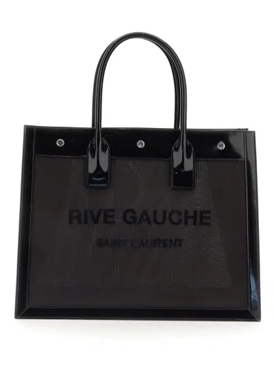 Saint Laurent Bag Rive Gauche Small In Black
