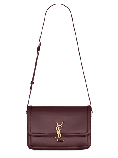 Saint Laurent Bag "solferino" In Bordeaux