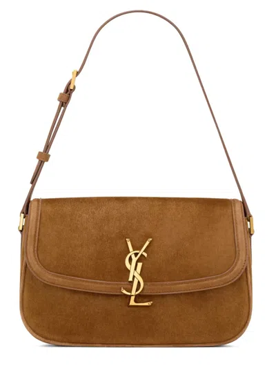 Saint Laurent Bag "solferino" Medium In Brown