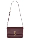 Saint Laurent Medium Solferino Satchel In Red