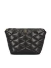 Saint Laurent Sade Large Ysl Cosmetic Pouch Bag In Quilted Leather