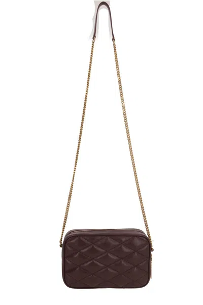 Saint Laurent Bags In Burgundy