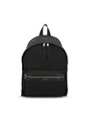 Saint Laurent Logo-print Backpack In Black
