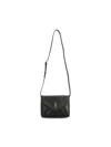 Saint Laurent Men Cassandra Envelope Messenger Bag In Black