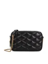 Saint Laurent Quilted Leather Camera Bag Small Leather Goods Black In Black