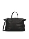 Saint Laurent Giant Bowling Leather Duffle Bag In Black