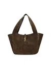 Saint Laurent Le 5 A 7 Bea Suede Tote Bag In Brown