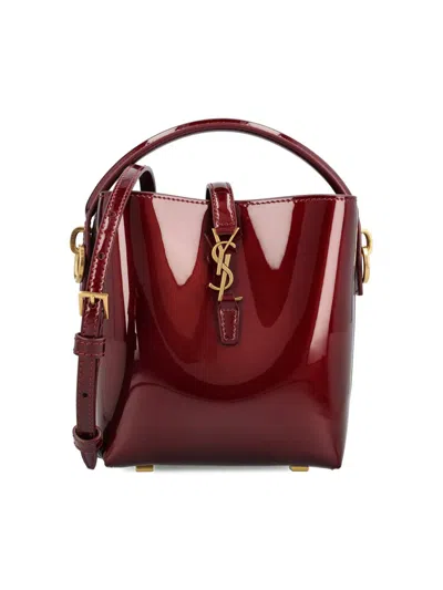 Saint Laurent Bags In Burgundy