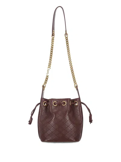 Saint Laurent Bags In Burgundy