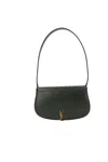 Saint Laurent Voltaire Top-handle Shoulder Bag In Green