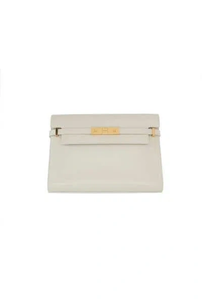 Saint Laurent Elegant And Versatile Black Leather Shoulder Bag For Fashion-forward Women In Soft Cream