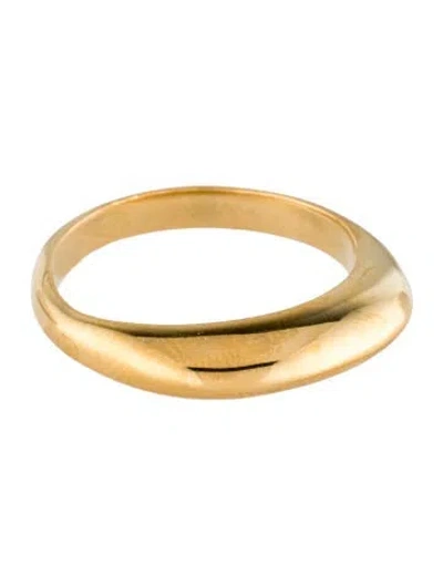 Pre-owned Saint Laurent Bague Anneau Bombe Band Ring In Multi