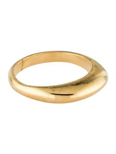 Pre-owned Saint Laurent Bague Anneau Bombe Band Ring In Multi