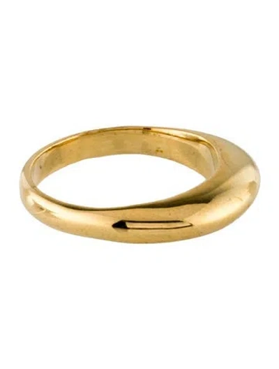 Pre-owned Saint Laurent Bague Anneau Bombe Band Ring In Multi