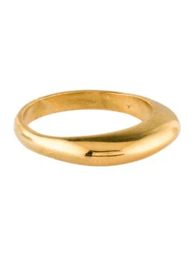 Pre-owned Saint Laurent Bague Anneau Bombe Band Ring In Multi