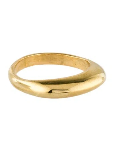 Pre-owned Saint Laurent Bague Anneau Bombe Band Ring In Multi
