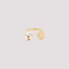 Saint Laurent Bague Boule Ysl Ring In Gold