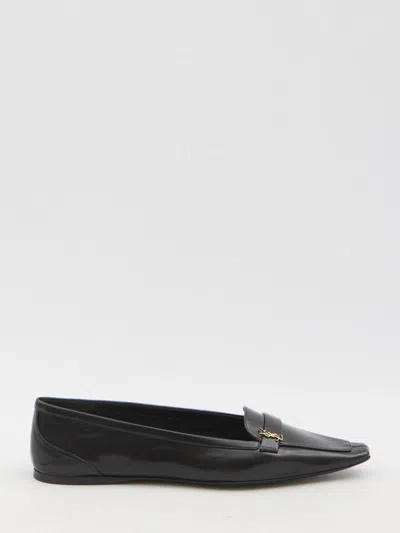 SAINT LAURENT BALLERINA FLATS BLACK