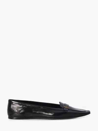 Saint Laurent Ballerine Poppy In Black