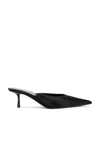 Saint Laurent Barbara Mule Pump In Nero