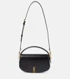Saint Laurent Voltaire Mini Leather Shoulder Bag In Black