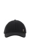 Saint Laurent Wool Baseball Cap In Black
