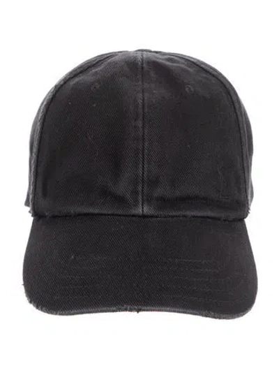 Pre-owned Saint Laurent Baseball Cap In Black