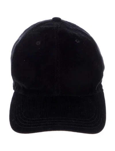 Pre-owned Saint Laurent Baseball Cap In Black