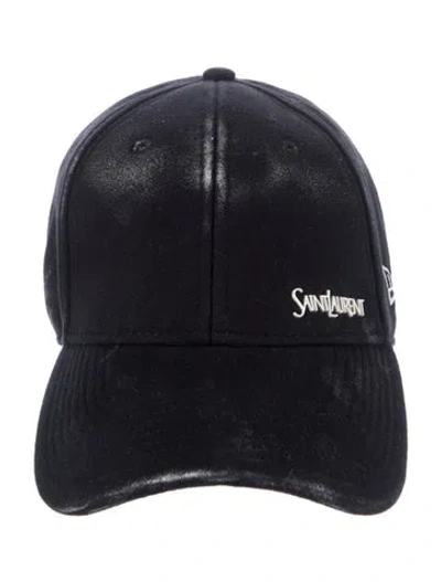 Pre-owned Saint Laurent Baseball Cap In Black