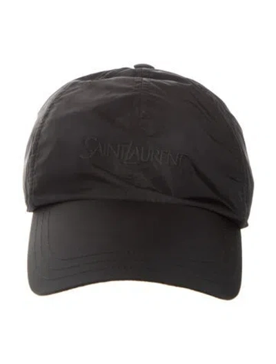 Pre-owned Saint Laurent Baseball Cap In Black