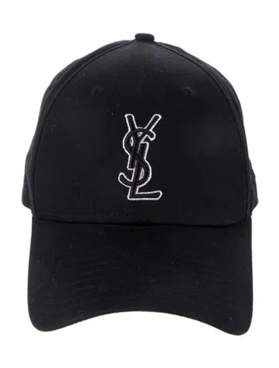 Pre-owned Saint Laurent Baseball Cap In Black