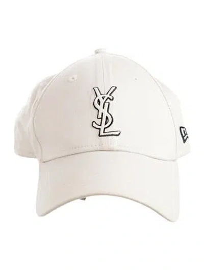 Pre-owned Saint Laurent Baseball Cap In Gray