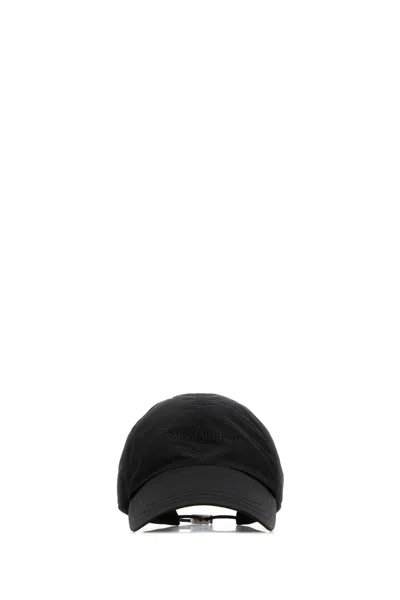 Saint Laurent Baseball Cap With Logo In Black
