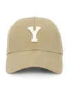 Saint Laurent Baseball Hat In Neutral
