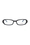 Saint Laurent Bayonetta Rectangular Optical Eyeglasses In Black