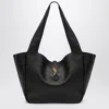 Saint Laurent Le 5 À 7 Bea Leather Tote Bag In Black