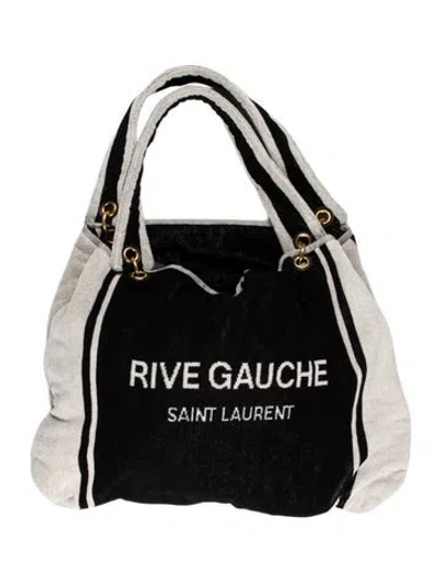 Pre-owned Saint Laurent Beach Bag With Towel