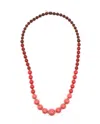 Saint Laurent Beads Necklace In Multi