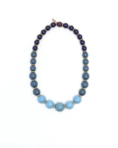 Saint Laurent Beads Necklace In Multi