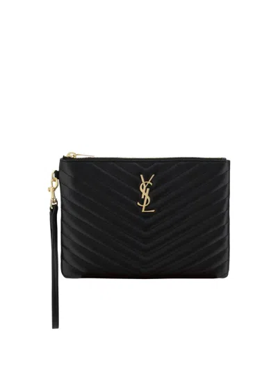 Saint Laurent Beauty Cases In Black
