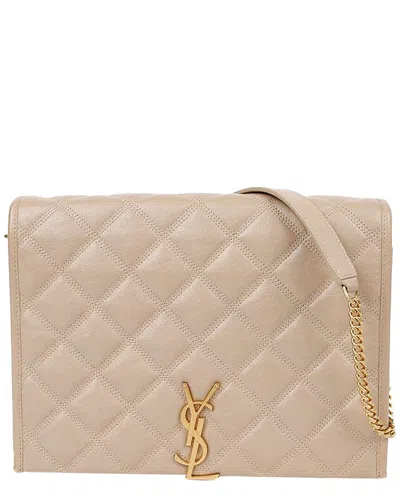 Saint Laurent Becky Medium Shoulder Crossbody Bag (authentic Pre-loved) In Brown