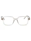 Saint Laurent Beige-beige-transparent Acetate Glasses