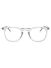 Saint Laurent Beige Beige Transparent Acetate Glasses