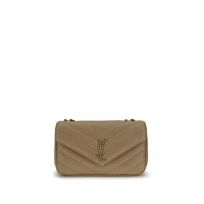 Saint Laurent Beige Calf Leather Bos Taurus Shoulder Bag